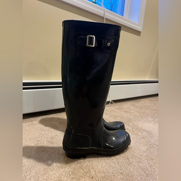 Hunter Women's Original Tall Gloss Rain Boots - Picture 5 of 7
